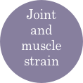 Joint and muscle strain